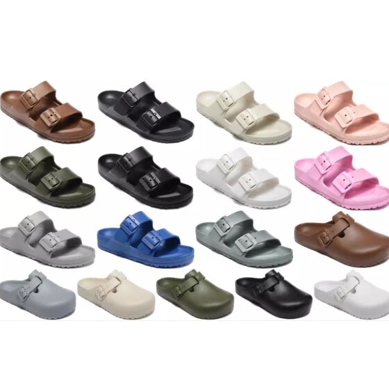 
2025 New Summer Boken German Imported Men's and Women's EVA Fashion Outerwear Baotou Beach Slippers Silent