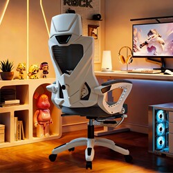 Ergonomic Chair, Waist-Protecting Computer Chair, Home Comfortable Chair for Long Sitting, Reclining Office Chair, Student Dormitory Gaming Chair, E-Sports Chair
