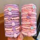 Children's hair band rubber band high-looking little girl tied hair Korean version girl bun head ponytail head rope simple color rope