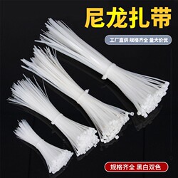 Self-Locking Nylon Cable Tie Tensioner, Plastic Wire Bundling Strap, High-Strength Fixed Tie Rope Buckle