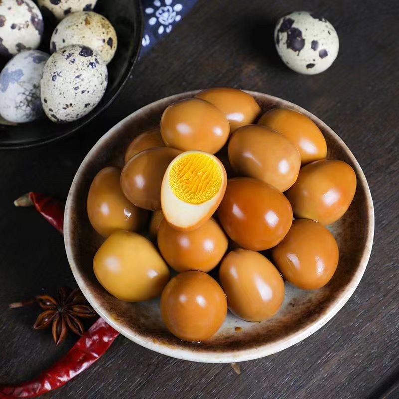 【3元3件】16枚无壳五香鹌鹑蛋卤蛋盐焗鹌鹑蛋休闲零食