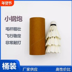 Badminton Shuttlecocks in Tube Packs of 3, 6, or 12 with Soft Foam Head for Entertainment and Training, Popular Online Wholesale Item