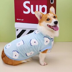 Corgi Dachshund Large Dog Clothes Autumn and Winter New Short-Legged Dog Pet Clothing 23 Corgi Dog Fleece Clothing Corgi Dog