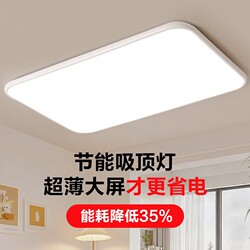 Living Room Lamp Modern and Stylish Household Led Ceiling Light Rectangular New Model Bedroom Lighting Room Lamp Eye-Friendly Ultra-Thin