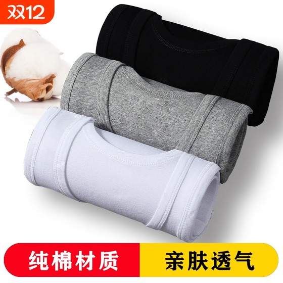 
Shanglu men's pure cotton vest sports fitness fine thread elastic I-shaped bottoming top sweatshirt style sweat-absorbent and close-fitting