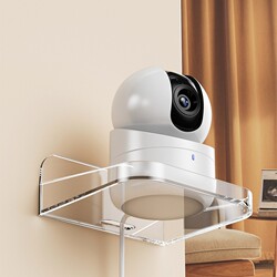 Camera bracket monitoring punch-free holder transparent color