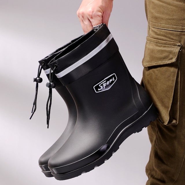 Size 45 rain boots for men, rain-proof and waterproof shoes, non-slip ...