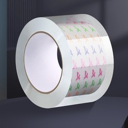 Large Roll of Transparent Tape, Widened Single Roll Packing Tape, High Viscosity, Wholesale by the Box, High Transparency, Large Size Tape, Packaging Tape That Doesn'T Leave Adhesive Residue, Wide Sealing Tape, Transparent Tape for Spring Festival Couplets, 6cm Colors for Express Packaging