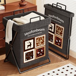 Dirty Clothes Basket for Home Use, Large Capacity Foldable Laundry Basket for Bathroom, Bedroom, and Socks