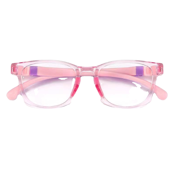 Children's myopia glasses Girls Professional anti -blue light radiation eye protection girl students without counting flat glasses framework