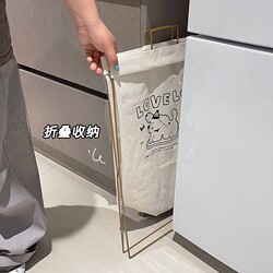 Dirty Laundry Basket for Home Use, Foldable Dirty Clothes Storage Basket, High-End Laundry Hamper, Trendy Basket with Lid and Storage Rack