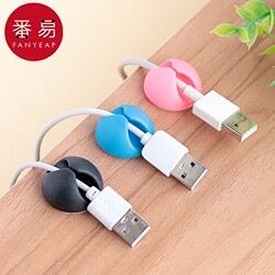 Cable Organizer D1Pl200 - Data Cable Storage, Desktop Computer Cable, Network Cable Organizer, Home Fixer, Office Desk Edge