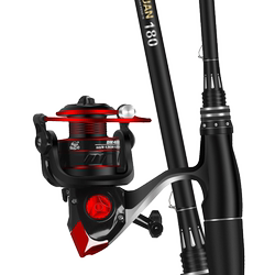 Wave tip warrior lure rod full set of genuine straight handle spinning wheel long-range fishing rod cocked mouth thunder strong rod novice set