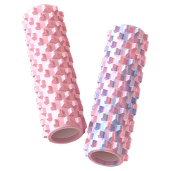 Yoga foam shaft floating point roller pure solid muscle relaxation massage column wolf tooth roller fitness sponge shaft relaxation