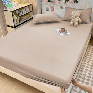 
Class A wash cotton mattress dustproof mattress protective cover sheet pillow case all-inclusive height Simmons three-piece set