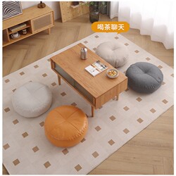 Japanese-Style Tatami Floor Cushion, Floor Mat, Bay Window Carpet, Nordic Living Room Thick Leather Floor Mat, Lazy Sofa