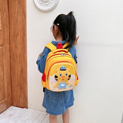 New Kindergarten School Bag Cute Cartoon Animal Eva Hard Shell Backpack Water-Repellent Lightweight Children's School Bag