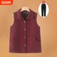 
Grandma Spring and Autumn Horse Clip 60-year-old middle-aged and elderly women's thin casual tops 70 mother's vest jacket 80