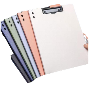 
File plywood clip A4 paper folder loose-leaf storage double clip multi-functional paper plywood clip writing board book stationery horizontal clip office supplies primary school students special test paper organization artifact file