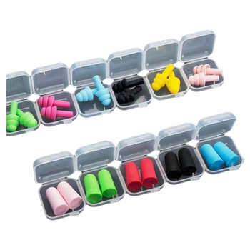 Silicone Swimming earplugs Special 5 pairs of sets of adult waterproof shampooing ear and anti -ears, water, sleep, sleep, anti -noise sound insulation
