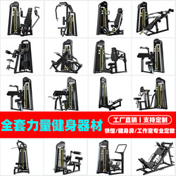 Fitness Equipment, Gym-Specific Equipment, Commercial Full Set of Butterfly Machines, Chest Push Strength Training Equipment, High and Low Back Pull-Down
