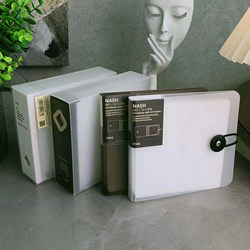 Japanese-Style Minimalist Dvd Disc Storage Album, 24 Discs, Portable Bag, Car, Office, Game Album, Disc Cd Storage