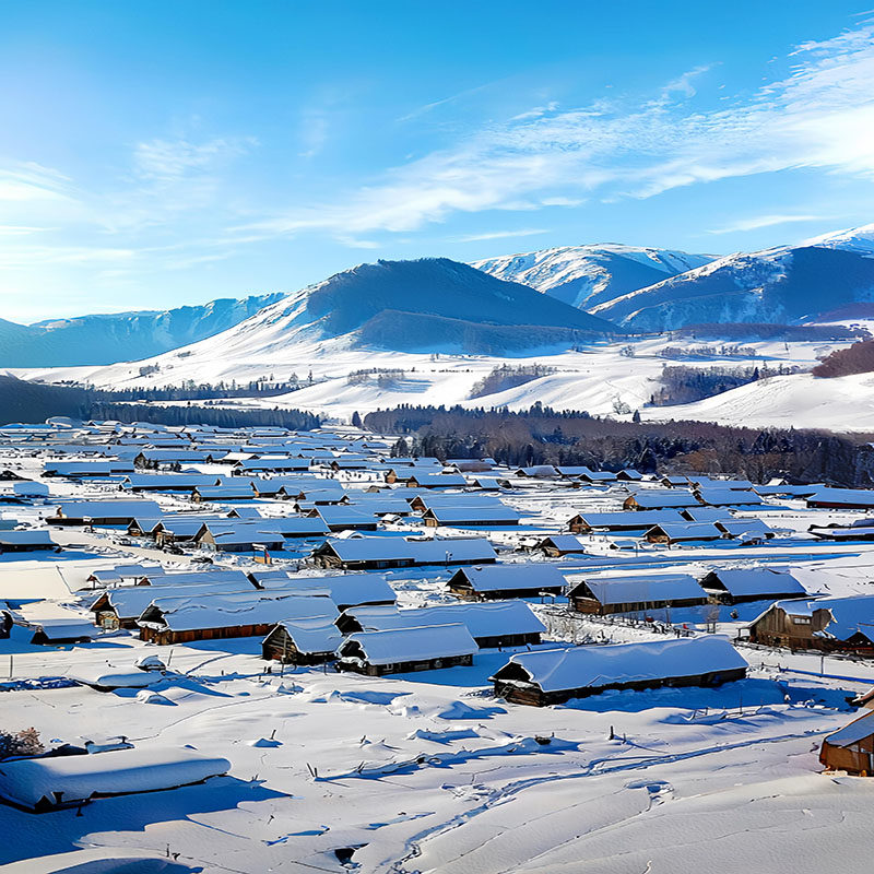 新疆旅游阿勒泰沙漠公路白哈巴禾木喀纳斯赛里木湖8日游越野双湖