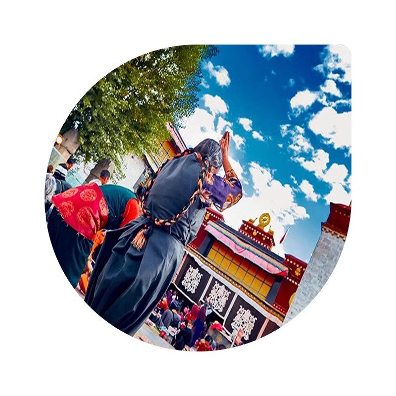 【7-9座保姆车】西藏旅游8人团环线纯玩林芝羊湖纳木错珠峰4天3晚