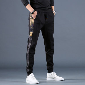 Autumn and winter casual pants men's new tide brand sports pants dress pants men's trousers long pants guard pants men's thickened men's pants