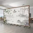 Trung Quốc vách ngăn phòng khách phòng ngủ chặn lối vào di động gấp tường văn phòng bức tranh phong cảnh cổ gấp màn hình bình gỗ phong thủy Màn hình / Cửa sổ