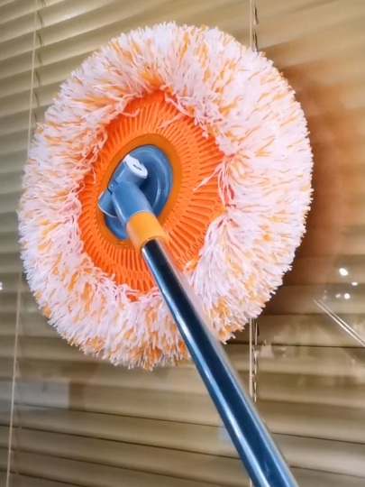 Spolverino Telescopico WIWJ Per Soffitti E Angoli - Estensibile Fino A 255cm, Testa Lavabile In Microfibra | Grigio - Foto 11