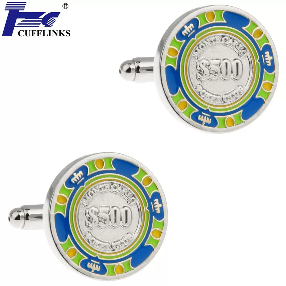 法式袖扣袖口袖钉男士cufflinks 符号袖扣硬币美金