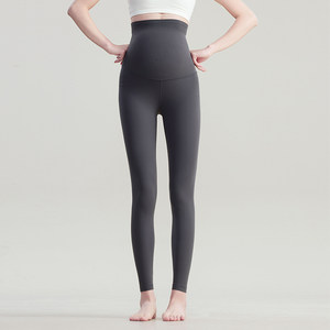 
Pregnant Jiani maternity yoga pants leggings spring and summer pregnancy shark pants to support the belly and wear outside the belly maternity clothes