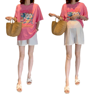 Pregnant women shorts Summer thin pregnant women's pants wearing fashion safety pants leggings, pregnant women dress spring summer summer clothes