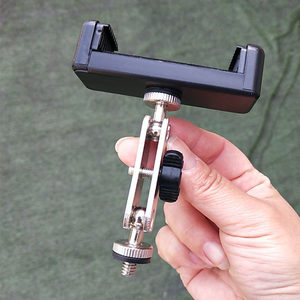
Universal mobile phone clip 1/4 universal 6MM interface 360 ​​degree rotating magic monster hand mobile phone photo live broadcast accessories