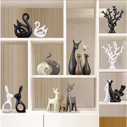 Home Decor Items for Entryway, Living Room, Tv Cabinet, Wine Cabinet, Craft Decorations, Light Luxury Modern Minimalist Nordic Deer Creative Ornaments