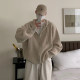 MRCYC lazy style hooded sweater jacket for men in autumn and winter commuting Korean loose high-end sweater