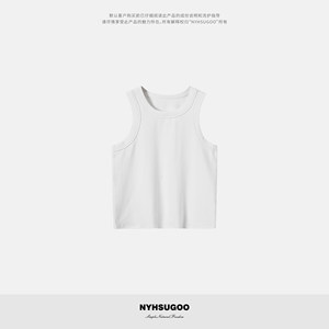 
NYHSUGOO/Nanyi can be worn in all seasons with 32S cotton vest heavy 320G men's 3899 stackable