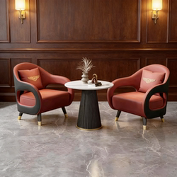 Light Luxury Modern Sales Office Sales Department Negotiation Table with One Table and Four Chairs, Small Round Table, Meeting Table, Reception and Negotiation Table and Chair Set