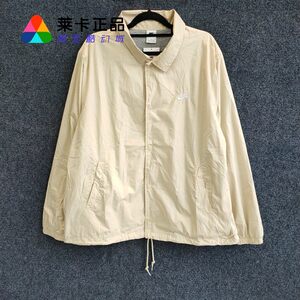 
Lycra genuine NIKE/Nike AS M NK CLUB COACHES JKT embroidered woven lapel jacket