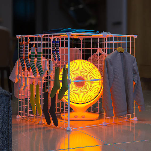 Fire roasting table household drying clothes rack fire rack in autumn ...