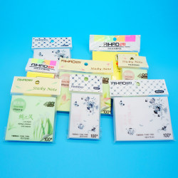 Hobby Stationery Orchid Porcelain Pure Wind Sticky Notes Colorfulful Sticky Notes Students Use Pepsi Stickers Fluorescent Colorful Cute Sticky Notes Small Book Small Fresh Note Paper Instruction Mark Notice N Times Sticker 