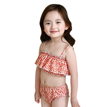 Freshly sleeve girl split sling Conjusational fast drying swimsuit
