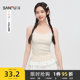 Sanfu vest women 2025 new summer chic lace splicing suspender sweet inner top women's clothing 495836