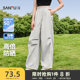 Sanfu sunscreen pants for women 2025 new summer outdoor outfit high waist casual loose wide-leg work pants for women