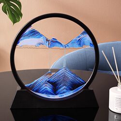 Popular 3D Quicksand Painting, Quicksand Ornaments, Creative 3D Three-Dimensional Hourglass Sand Art, Dynamic Decorative Home Gift