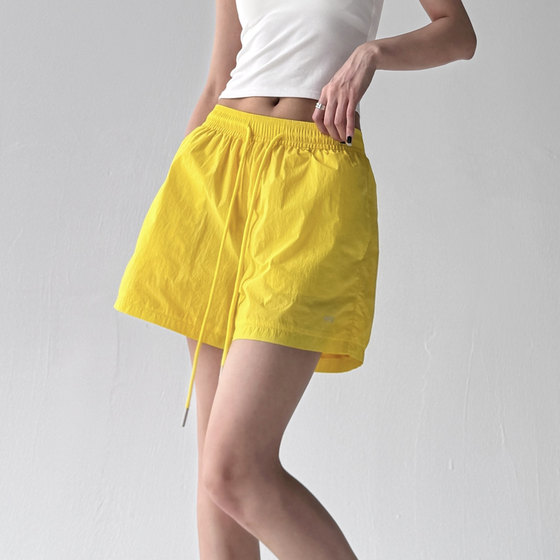 
2026 new summer hot pants for women, loose design, super good-looking, thin, breathable and versatile A-line straight sports shorts