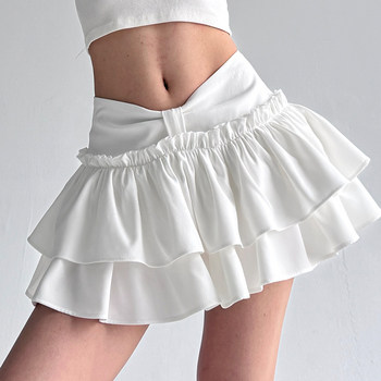 Pure and sexy hot girl puffed a-line skirt for women 2025 summer new high waist anti-exposure mini skirt pants cake skirt