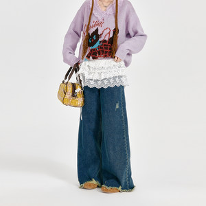 
Girlhalo American ballet style white pinched butt curtain women's one-piece multi-layer layered versatile cake skirt slice