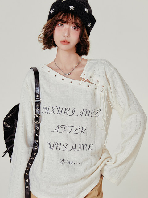 All-Over Print Women's Back Hollow T-shirt With Strap main image 0